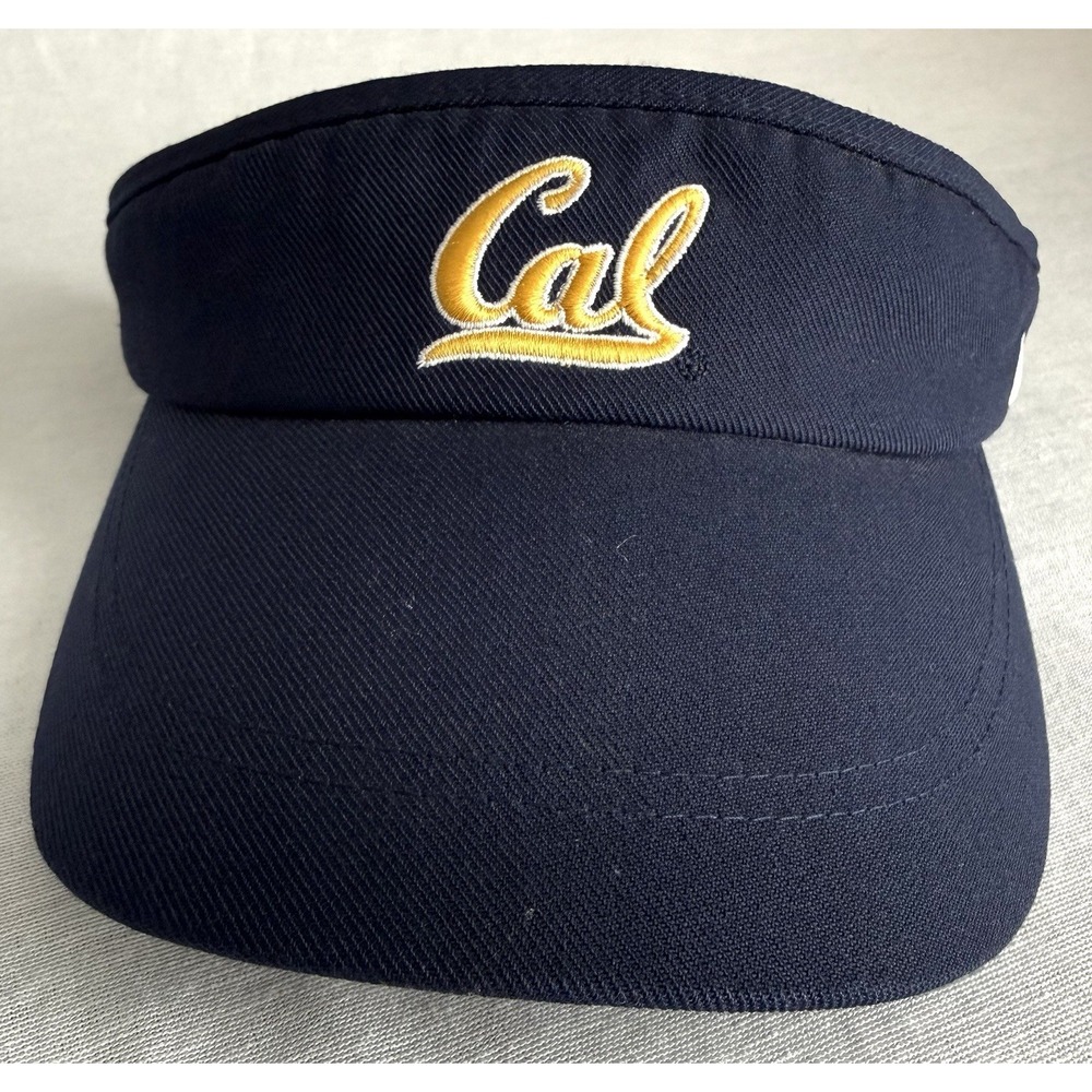 Nike Cal Bears Dri-FIT Visor Hat Navy Blue Adjustable Golf Cap